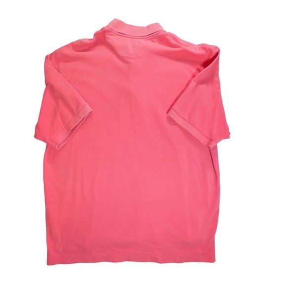 G.H. Bass & Co Mens Short‎ Sleeve  Orange Red Polo Shirt Size XL - Picture 5 of 6